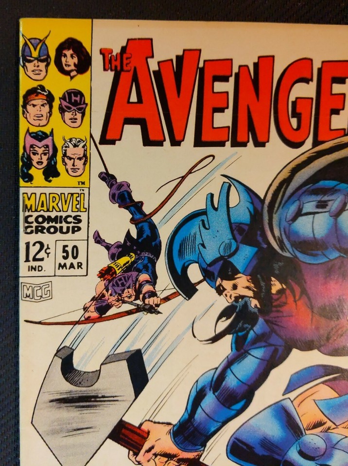 The Avengers #50 Marvel Comics Volume 1 1968 Silver Age VF-NM | eBay