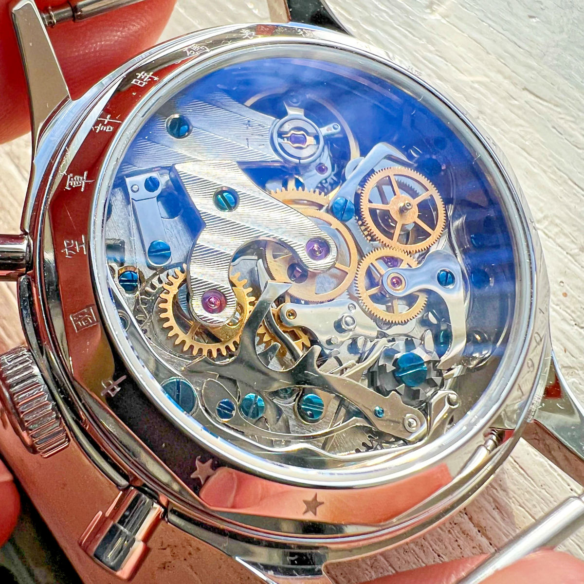 Montre Chronographe Mécanique Red Star 38mm Pour Homme - Style Pilote Vintage, Neuf Avec étiquettes