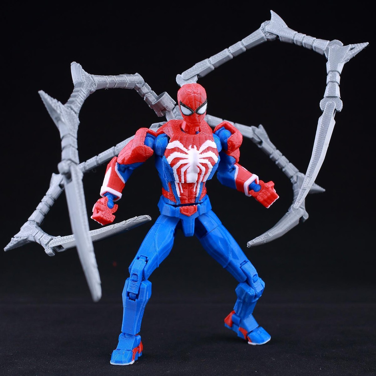 3D Printed Spider-Man Claw T13 Action Figure Movable Anime Dummy