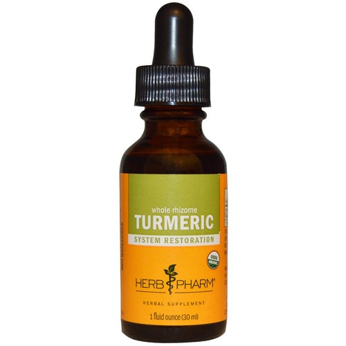 Turmeric Liquid Extract 30ml by Herb Pharm Whole Rhizome Herbal