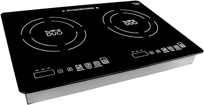 True Induction MD-2B - Mini Duo Counter Inset Double Burner Induction Cooktop