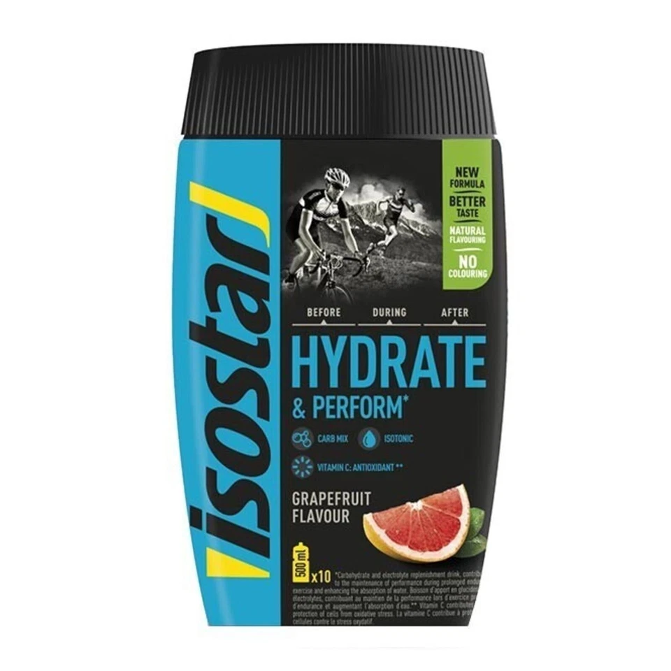ISOSTAR HYDRATE & PERFORM VIT C ISOTONIC ELECTROLYTE DRINK 400G GRAPEFRUIT