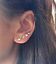thumbnail 2  - Star Stud Earring Ear Climber Cuff Silver/Gold Tone Ear Crawler Earring UK