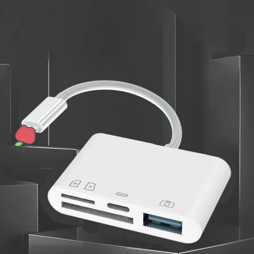 4 in 1 OTG Camera Card Reader to USB Adapter SD TF For iPhone iPad iPod Touch - Picture 11 of 11