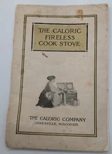 1910 The Caloric Fireless Cook Stove Company Catalog Price List Janesville WI