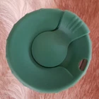 ARBONNE Glass Coffee Tea Tumbler Hot Cold Travel Mug Silicone Lid Cork Koozie