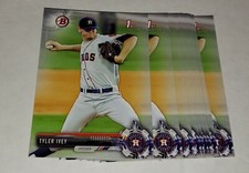 LOT (12) TYLER IVEY 2017 1st BOWMAN DRAFT RC #BD-106 HOUSTON ASTROS
