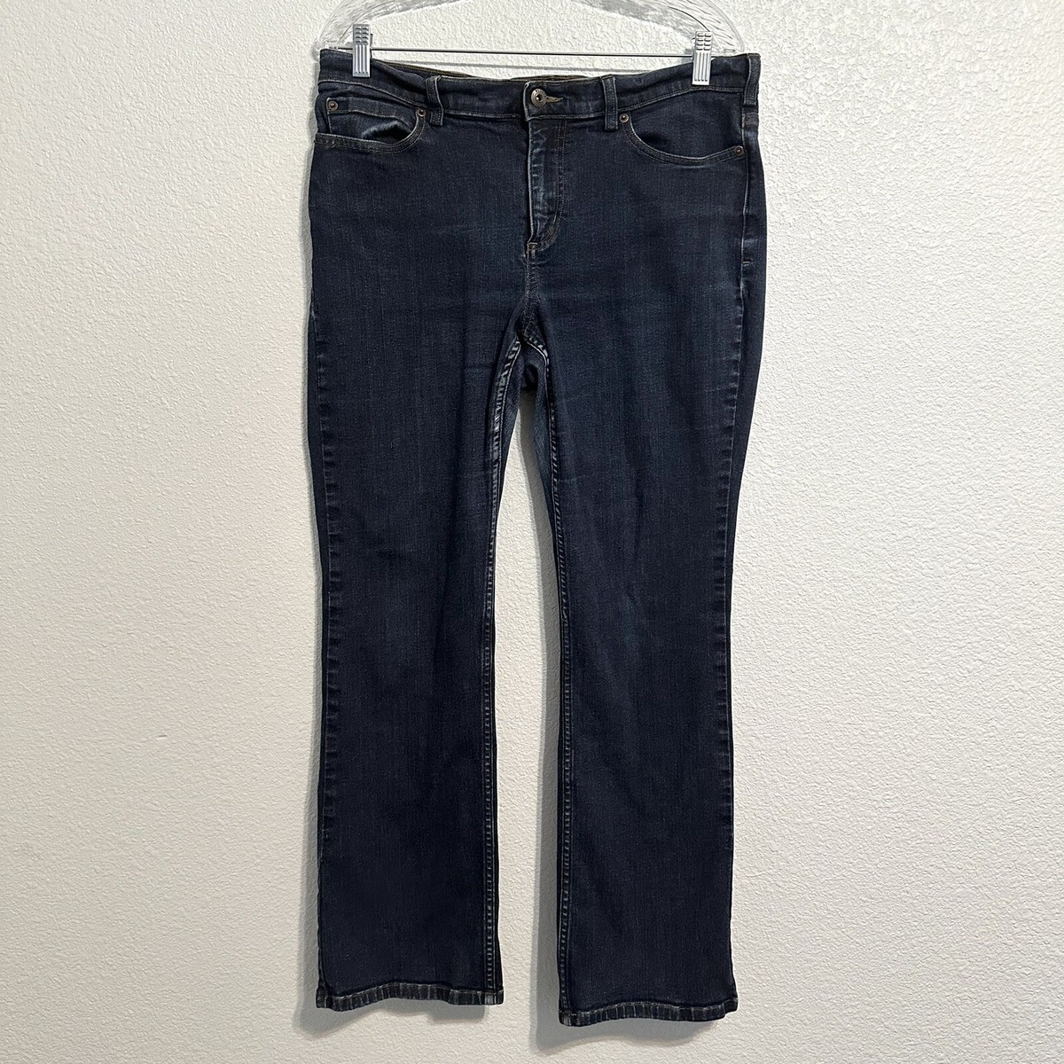 Duluth Trading Co Jeans Women’s Size 14x31 Blue Denim Pants Dark Wash