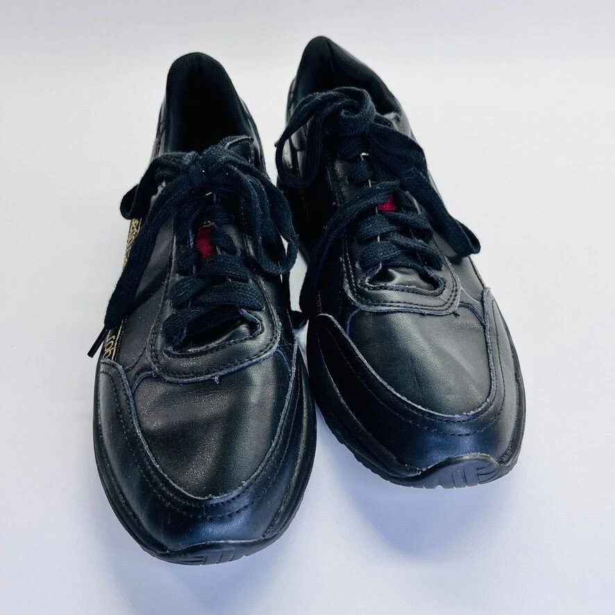 Zapatillas deportivas con cordones Roberto Cavalli para hombre talla 7,5 negras con logotipo Foto 4 de 4