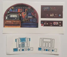 Vintage Star Wars Landspeeder Replacement Toy Stickers - Peel & Stick No Cutting