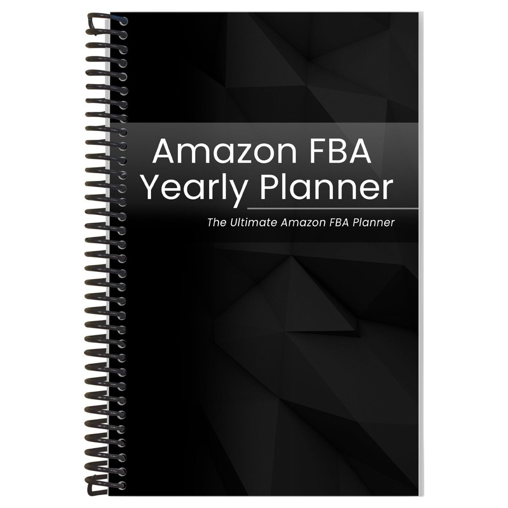Amazon FBA Yearly Planner, Track Amazon FBA Progress Easily and Effectively