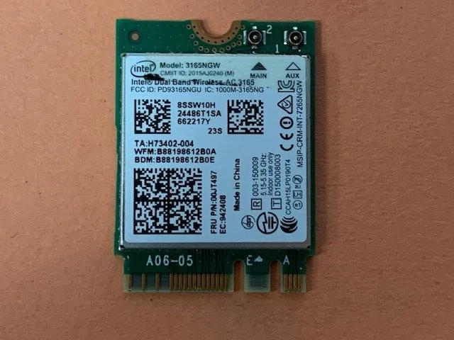 Intel r dual band wireless ac 3165. Intel r dual band wireless ac 3165