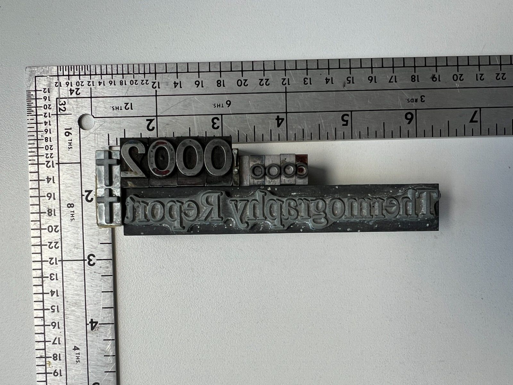 HOT FOIL STAMPING MACHINE Miscellaneous Dies Stamps Cross, Kwikprint, Kingsley +