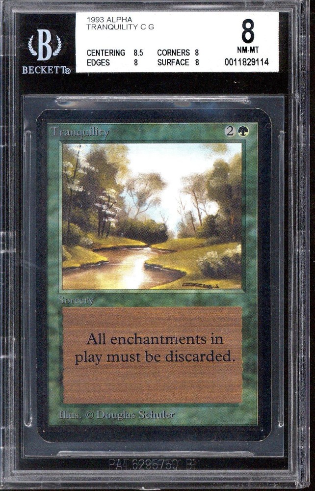 Magic MTG Alpha Tranquility BGS 8 (8.5, 8, 8, 8) Magic MTG Alpha Tranquility BGS 8 (8.5, 8, 8, 8)