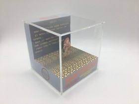 Metroid Samus Ending Title Reveal Shadow Box Diorama Cube Nintendo NES