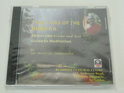 Teachings of the Buddha Ehipassiko Guide to Meditation CD Neu