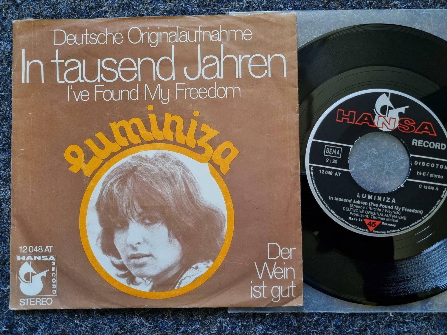 7"" Single Vinyl Luminiza - In tausend Jahren GERMANY