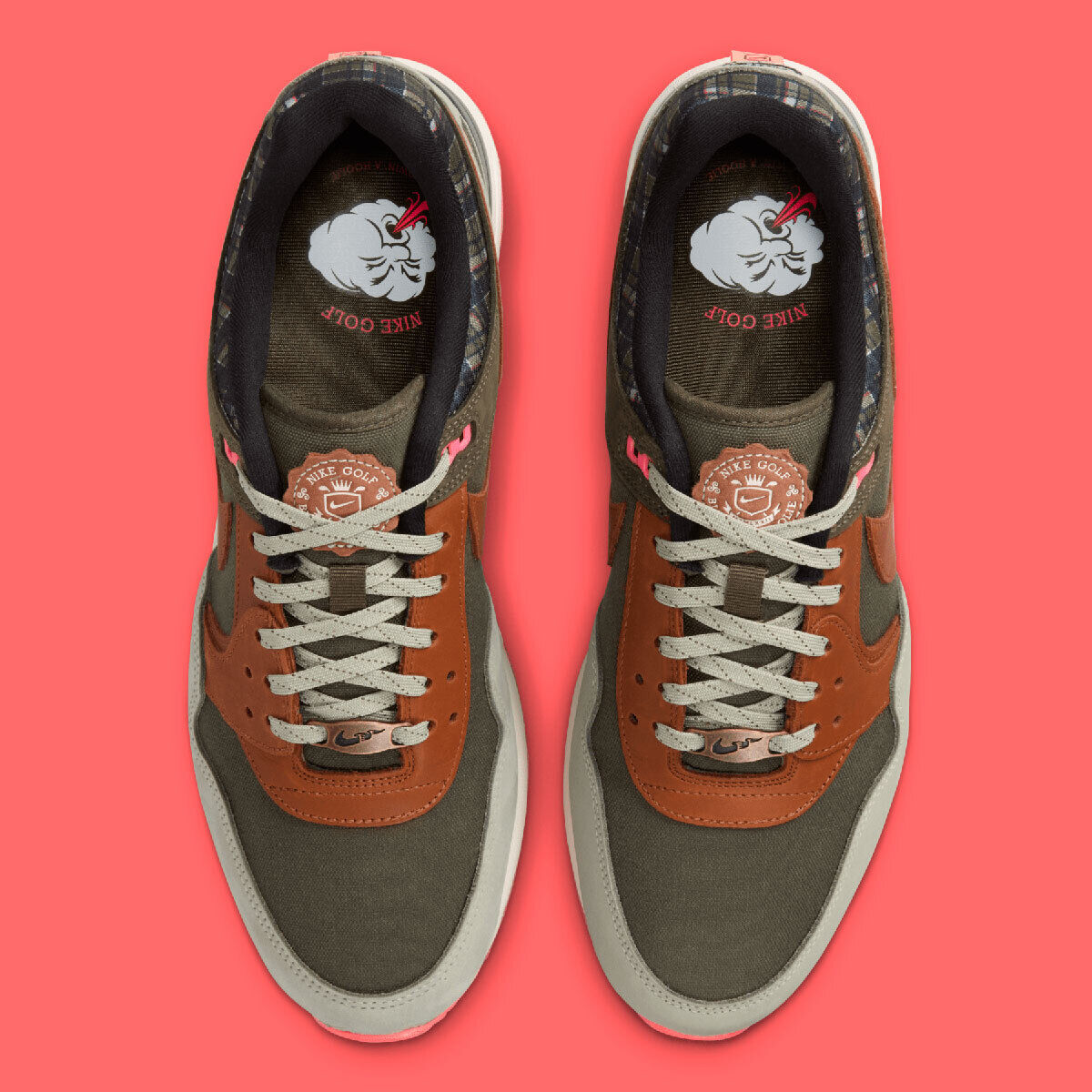 Nike Air Pegasus 89 G NRG OC24 Open Championship Brown Grey Nike Air Pegasus 89 G NRG OC24 Open Championship Brown Grey
