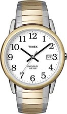 Timex T2H311 Men's Easy Reader Two-Tone Stainless Steel Expansion Band Watch
