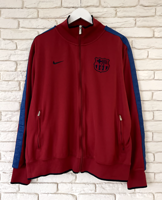 FC Barcelona Nike 2010/2011 Football Soccer Team Jacket Men's Size