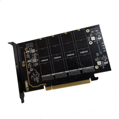 to PCIe Adapter PCIe X16 to Port NVME SSD VROC