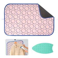 Portable Ironing Mat, Heat Resistant Ironing Blanket Pad Cover for Countertop