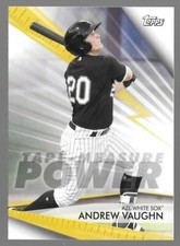 2020 Andrew Vaughn Topps Pro Debut Tape Measure Power Rookie - New York Yankees