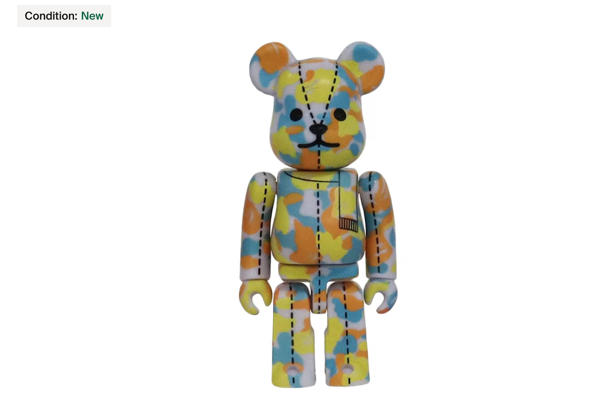 Medicom Toys Bearbrick x A Bathing Ape 28th Anniversary Camo