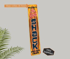 Surf Shack Decor Sign Beach House Bums Ocean Paddle Board Gift 4x18 104182001008