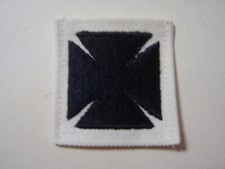 USN FIRE FIGHTER ASSISTANT SLEEVE INSIGNIA BLUE ON WHITE 1969 :KY21-1