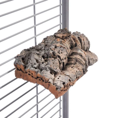 HAPPYBIRD Korkbrett für Vögel 100% Natur Kork-Sitzbrett X-LARGE ca. 15x25cm Sitzbrett