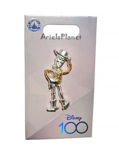 Disney Parks 100th Anniversary Celebration Toy Story Woody Pin