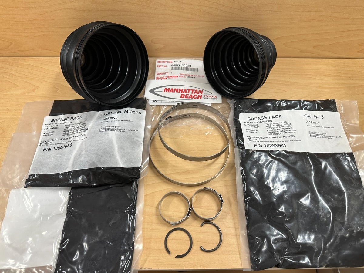 GENUINE TOYOTA 07-21 TUNDRA FRONT INNER & OUTER AXLE BOOT KIT