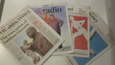 30. Dezember 2006, THE TIMES, Yves Rossy, Rod Stewart, James Dyson, Bruce Poole