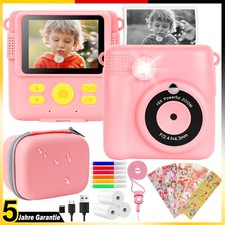 1080P Sofortbildkamera 2,4 Zoll IPS 32 GB Sofortbild Kamera Fotokamera mit Blitz