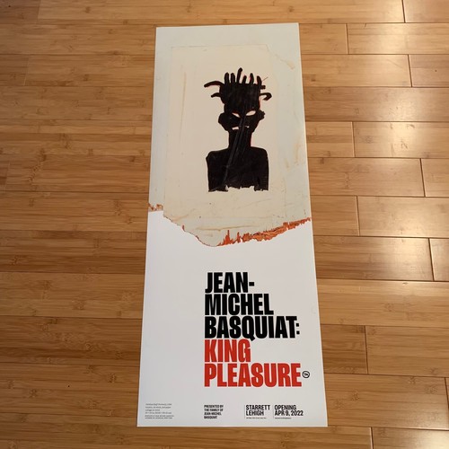Póster de Jean Michel BASQUIAT King Pleasure Nueva York Exposición RETRATO 15x39 AGOTADO - Imagen 6 de 6