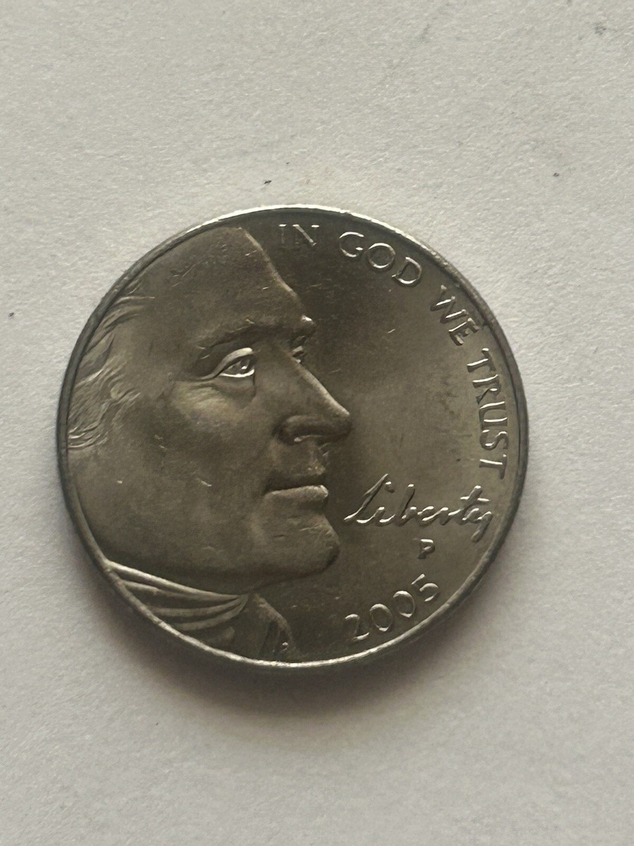 2005 P jefferson buffalo nickel Error | eBay