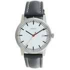 Aristo Horloge de Gare Montre pour Homme Acier Inox 3H195 Cuir