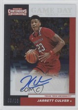 2019-20 Panini Contenders Draft Picks Day Ticket 9/99 Jarrett Culver #6 Auto ms9