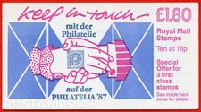 SG. FU2B. �1.80 Keep in Touch, Handclasp and Envelope Design RM Overprin B85975