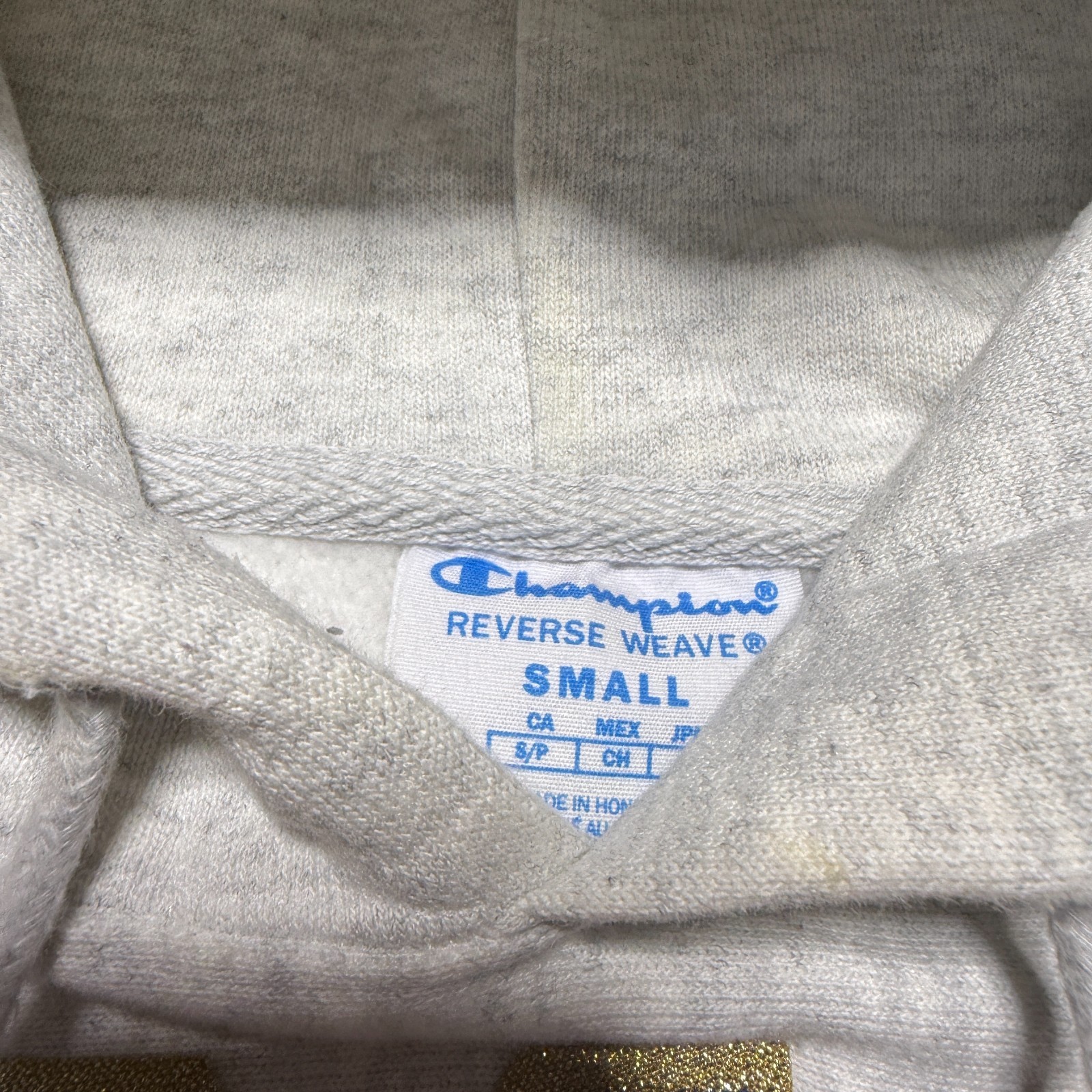Champion Reverse Weave Patchwork Logo Heather Fle… - image 7