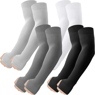 Arm Sleeves with Thumb Hole, Cooling UV Sun Protection Compression Tattoo Cover