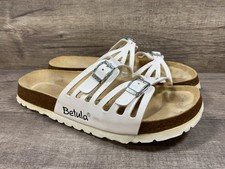 Betula Birkenstock Granada Sandals Buckles White Womens Size EU 40 US 9