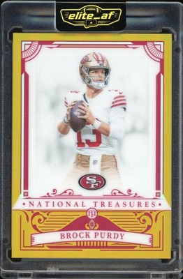 🔥2025 Panini National Treasures Brock Purdy Gold #87 02/10 49ers🔥