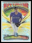 2025 Bowman Chrome Max Volume Mini-Diamond Refractors #MV15 Charlie Condon #/150