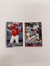 Vladimir Guerrero Jr. & Sr. 2-Card Set Baseball Cards MLB Near Mint Japan