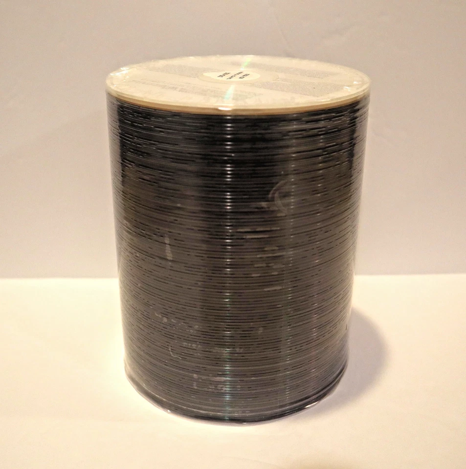 SEALED 100 ORGINAL TAIYO YUDEN DVD-R, 8X, TYG02 ink jet printable - Image 2 of 4