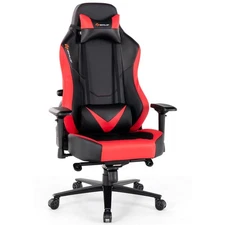 Gaming Chair 360° Swivel Computer Reclining Height Adjustable 4D Armrest Red