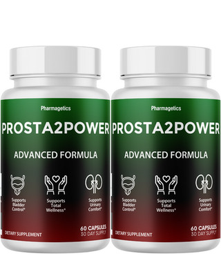 Prosta2Power Advanced Formula For Bladder Control, Urinary Comfort- 2 Bottles