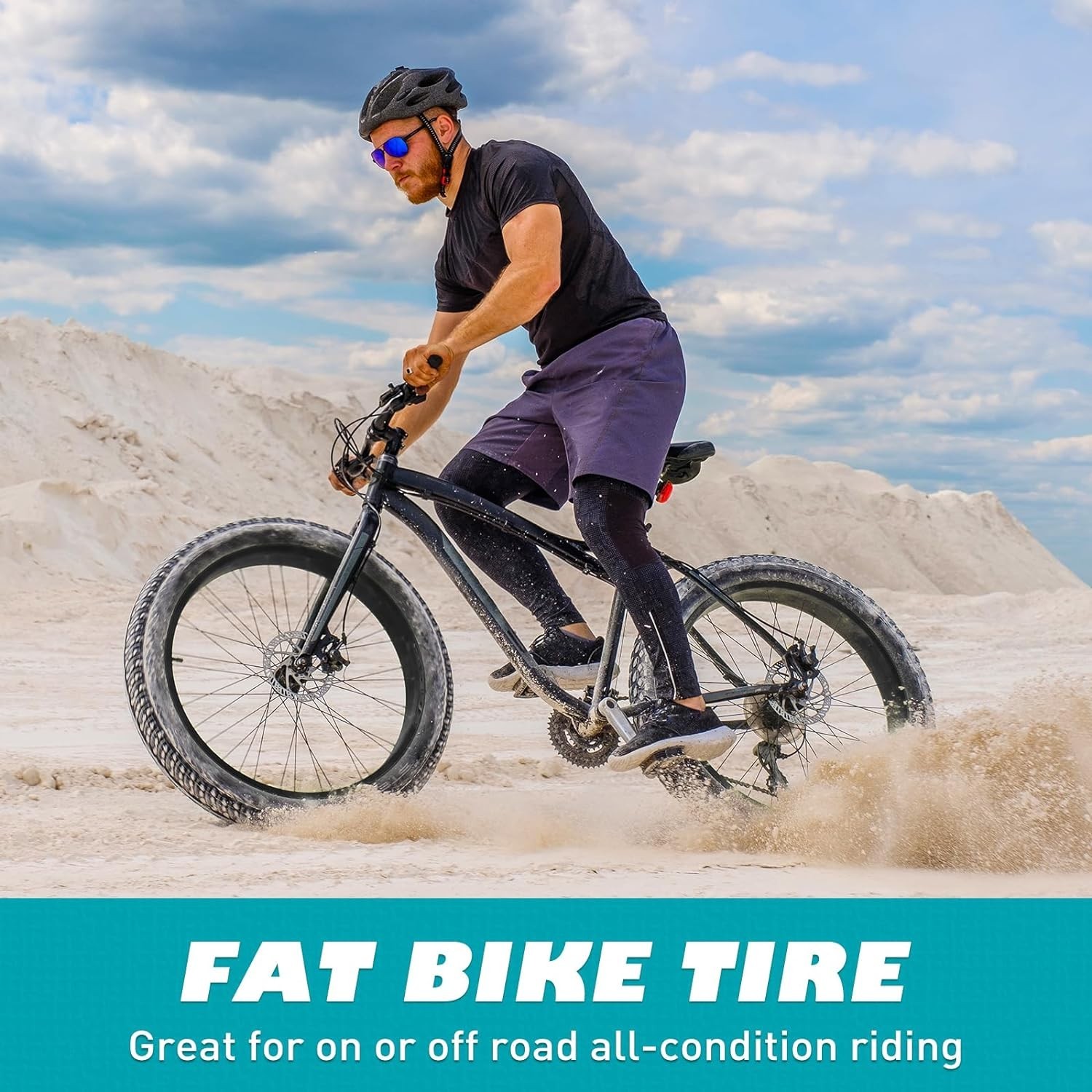 ZUKKA 2 Pack 26x3.0 Fat Bike Tires ebike Tires With 2 Tubes of 26x3.0 ...